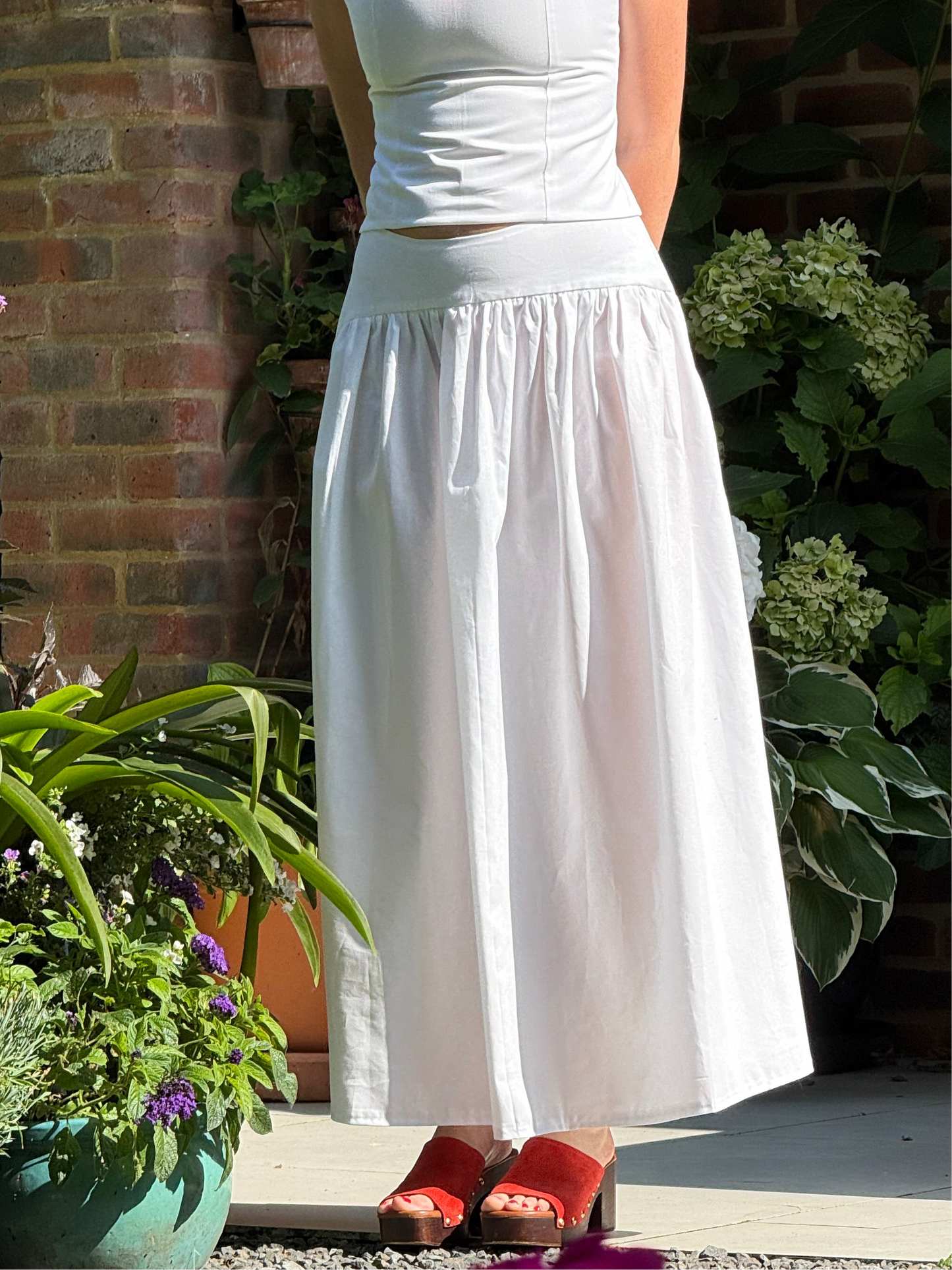 Olla Skirt in White