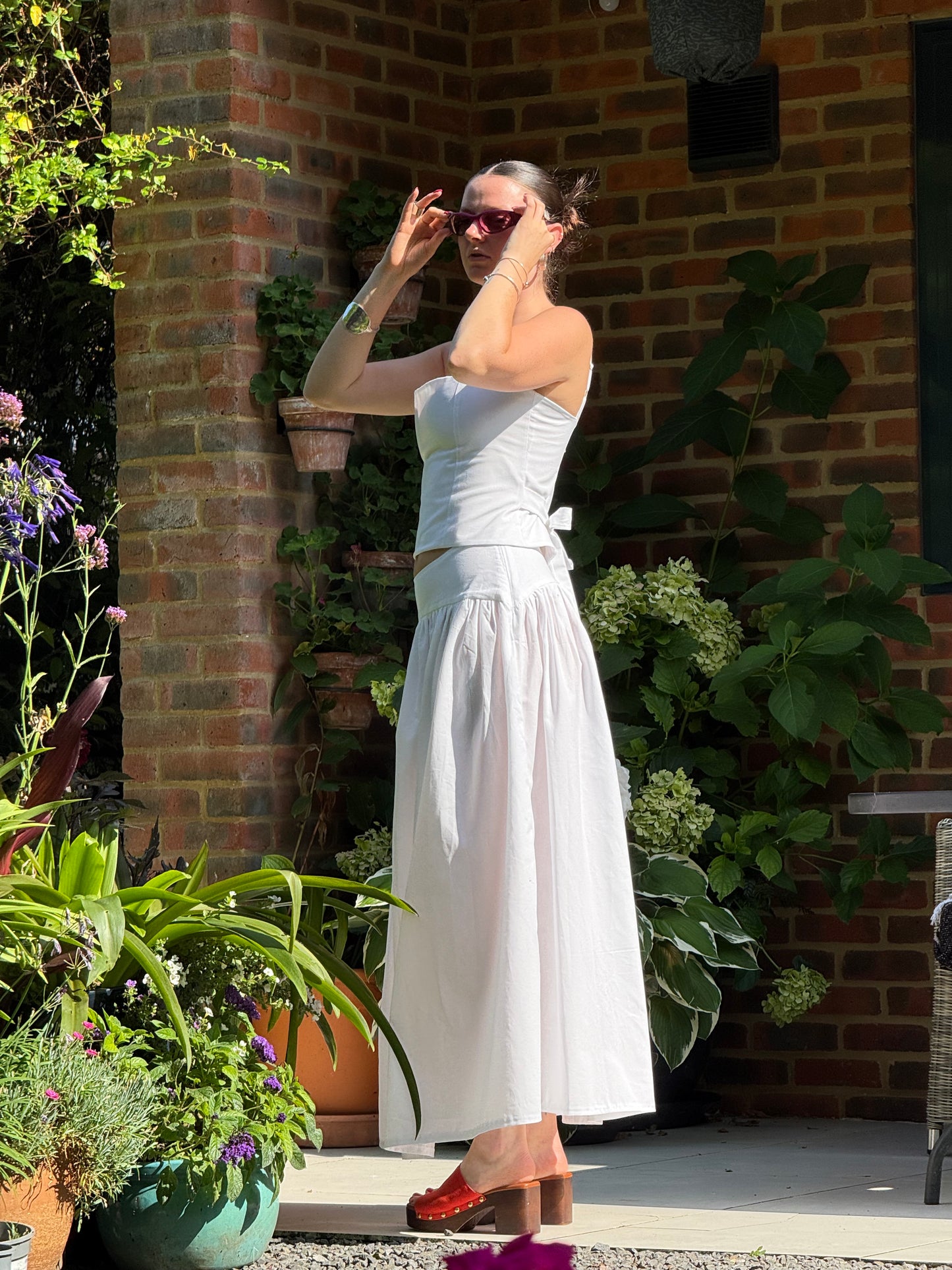Olla Skirt in White