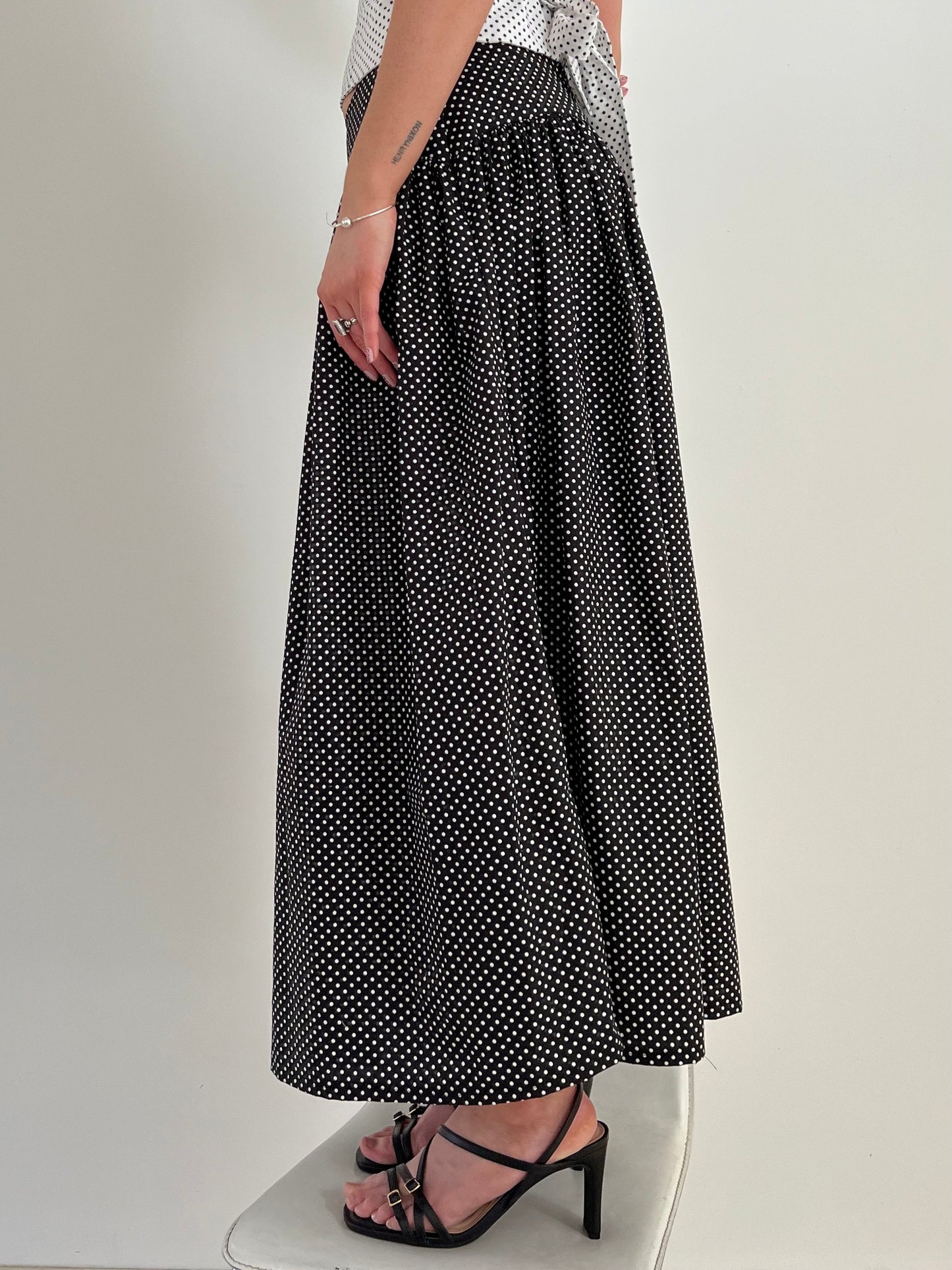 Olla Skirt in Black + White
