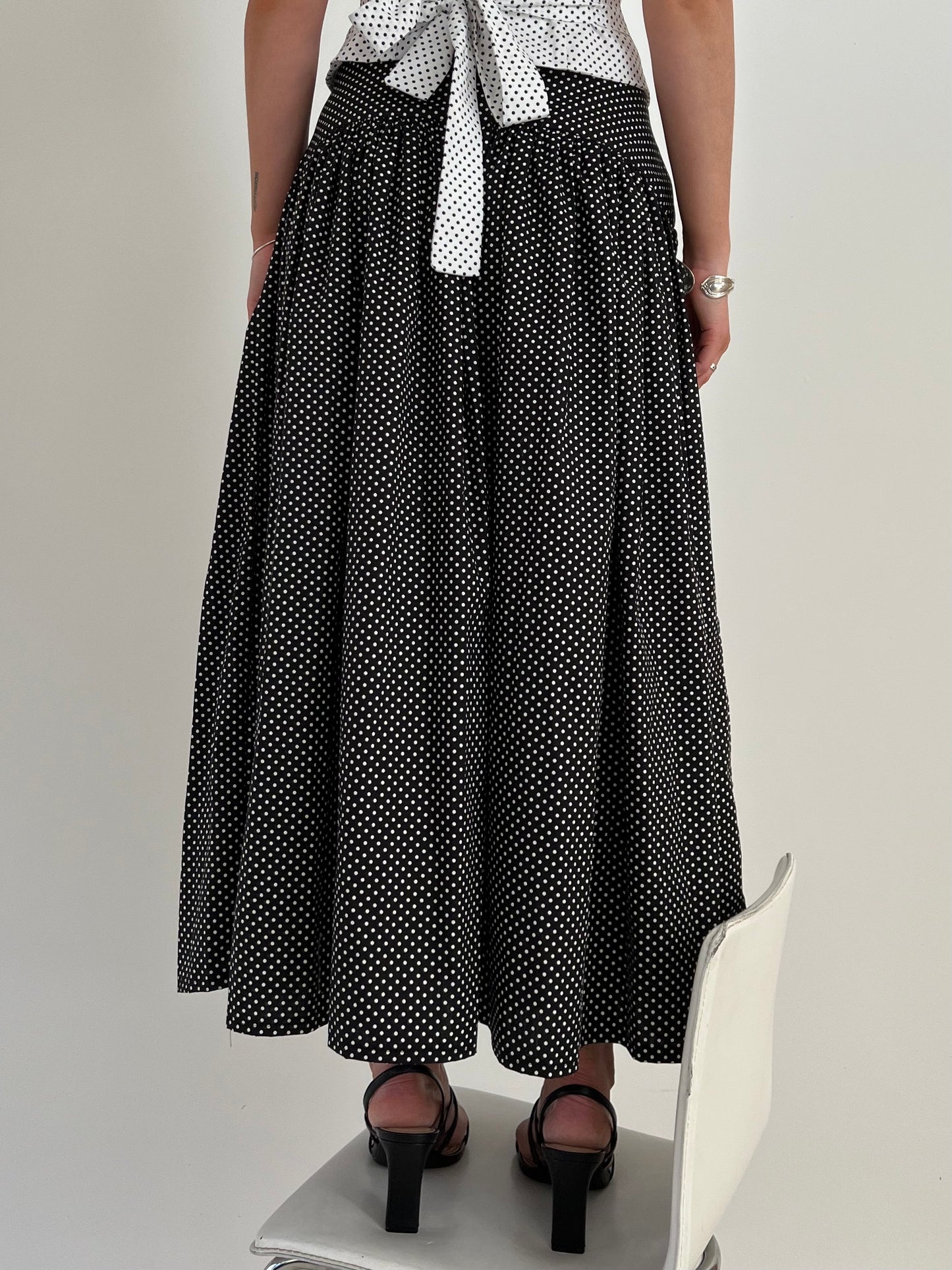 Olla Skirt in Black + White