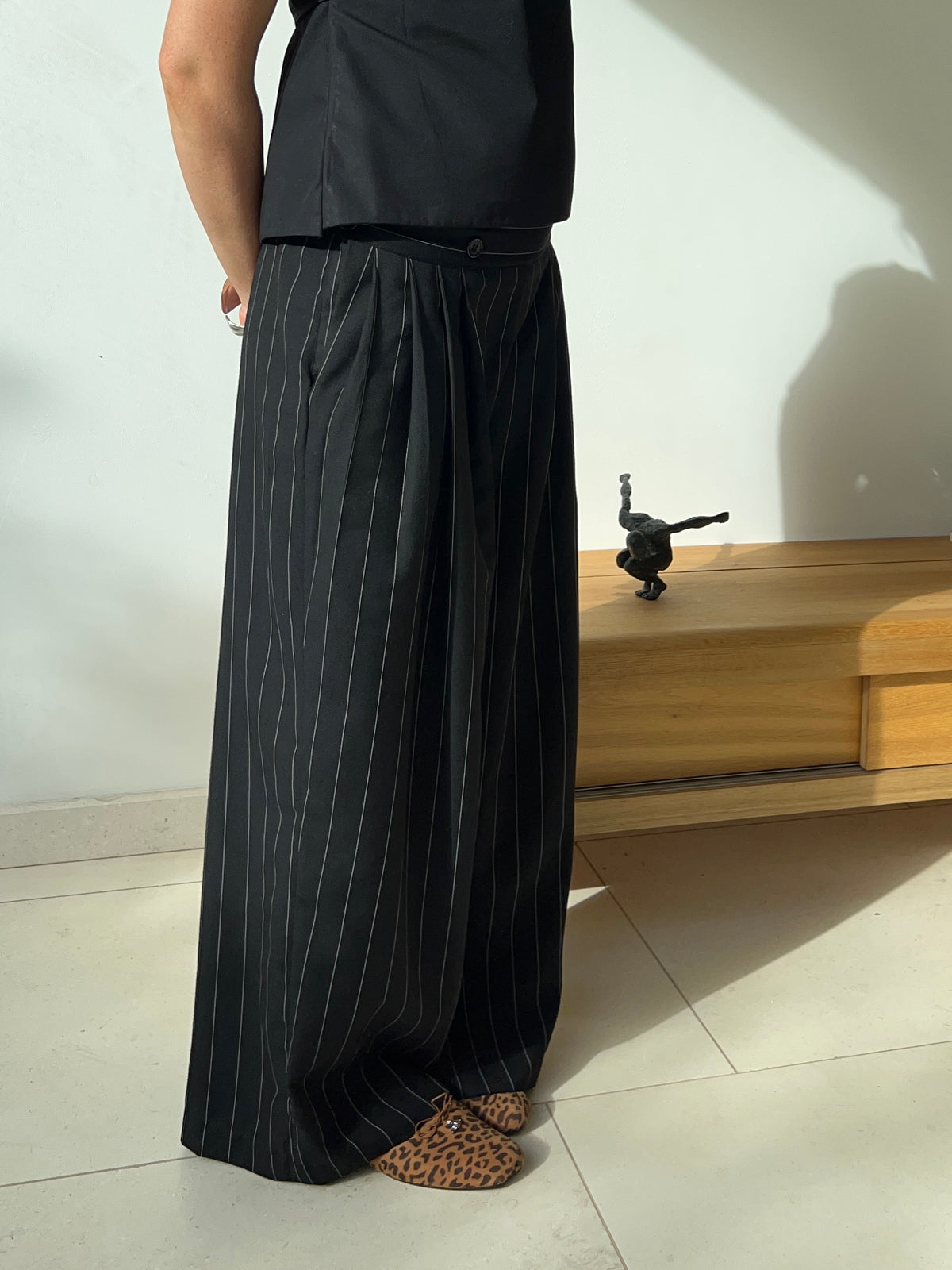 Alice Trouser in Pinstripe